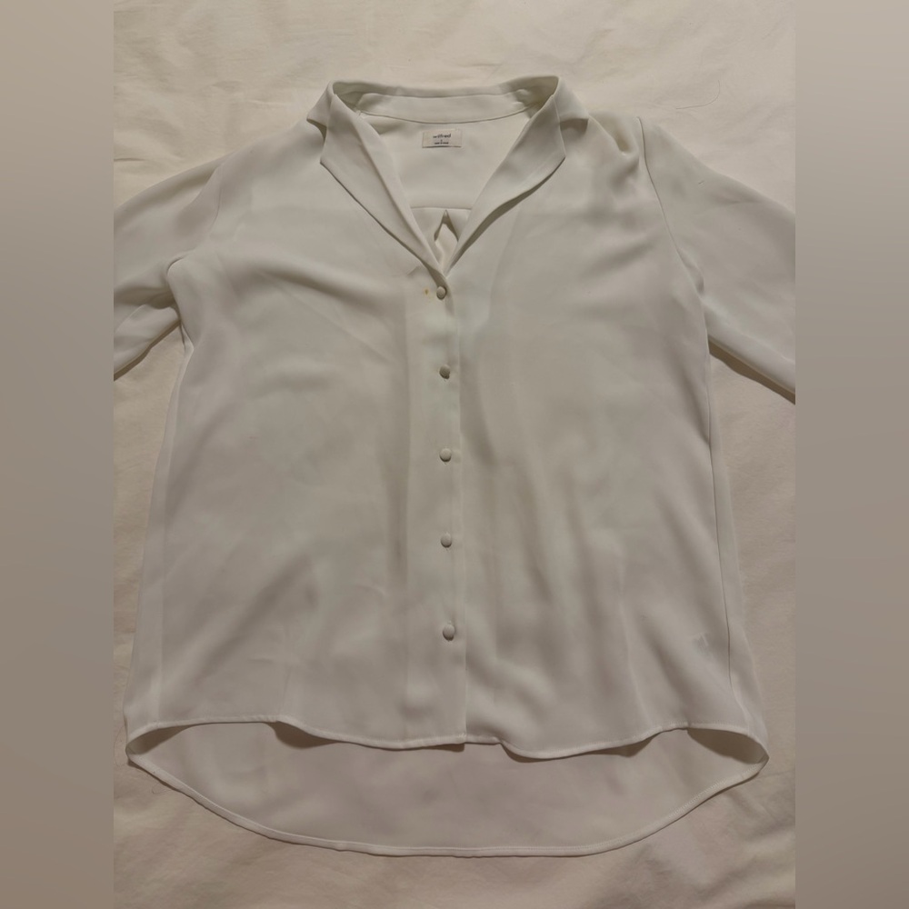 Aritzia Classic Cream Blouse